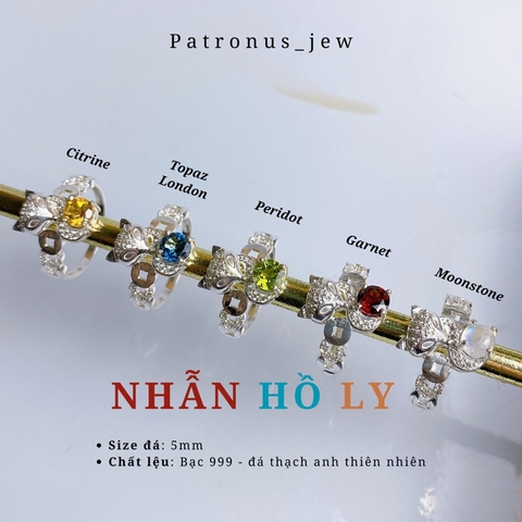 Nhẫn Dáng Hồ Ly Ôm Đá De Luna