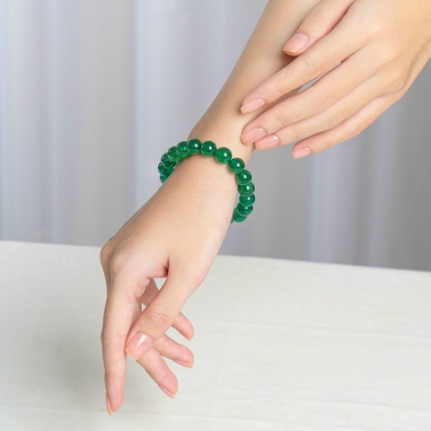 Vòng Tay Thạch Anh Dâu Xanh 5A De Luna