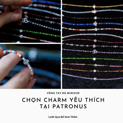 Vòng Tay Birthstone Đá Minisize De Luna