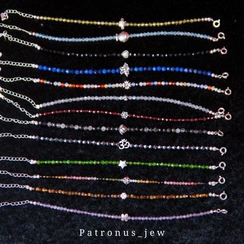 Vòng Tay Birthstone Đá Minisize De Luna