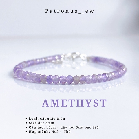 Vòng Tay Birthstone Đá Minisize De Luna