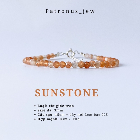 Vòng Tay Birthstone Đá Minisize De Luna