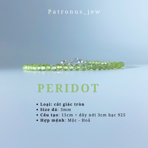 Vòng Tay Birthstone Đá Minisize De Luna