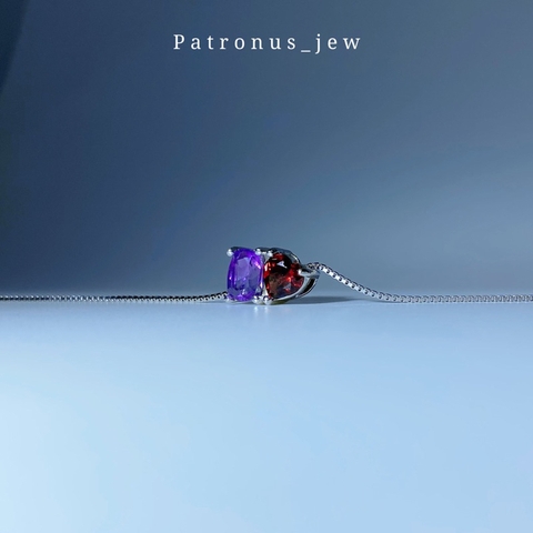 Dây Chuyền Lover Amethyst Mix Garnet De Luna