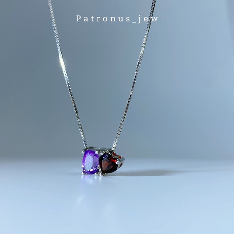 Dây Chuyền Lover Amethyst Mix Garnet De Luna