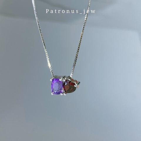 Dây Chuyền Lover Amethyst Mix Garnet De Luna