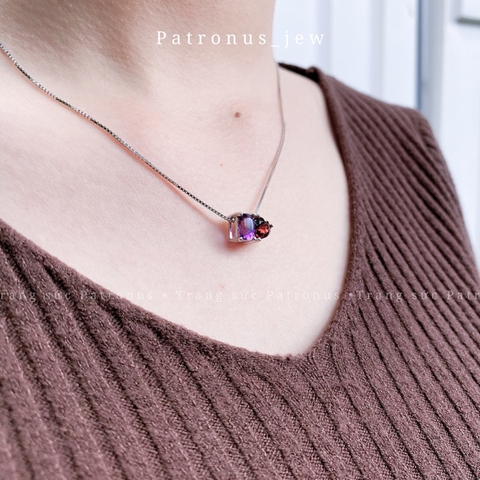 Dây Chuyền Lover Amethyst Mix Garnet De Luna