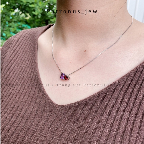 Dây Chuyền Lover Amethyst Mix Garnet De Luna
