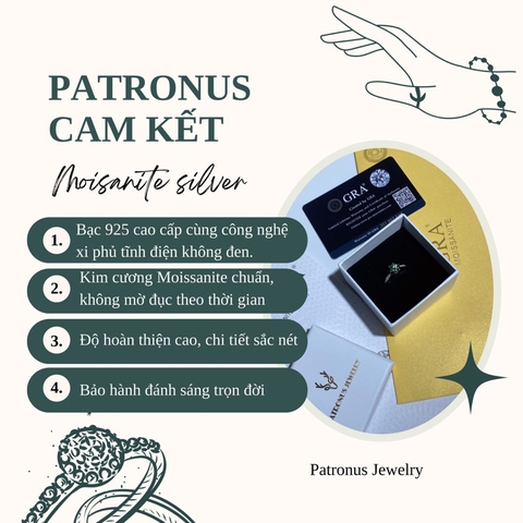 Nhẫn Laurus De Luna ( Kiểm Định GRA)