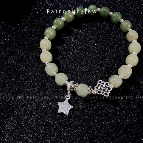 Vòng Tay Ngọc Hoà Điền Ombré De Luna