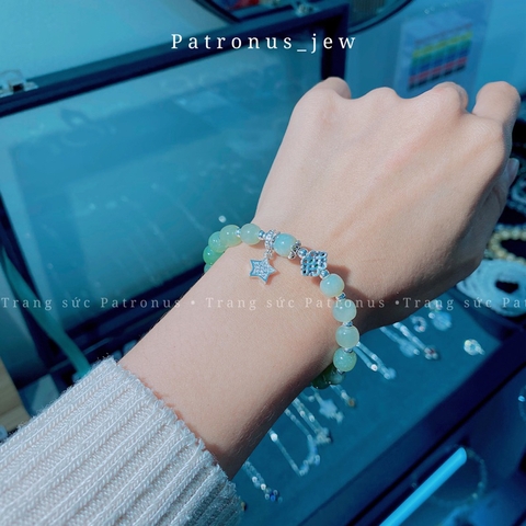 Vòng Tay Ngọc Hoà Điền Ombré De Luna