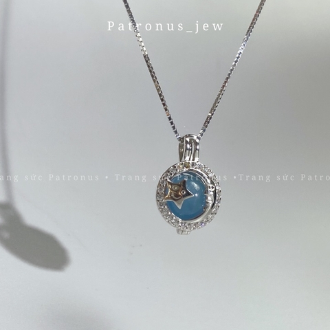 Dây Chuyền Lồng Đá Trăng Sao De Luna