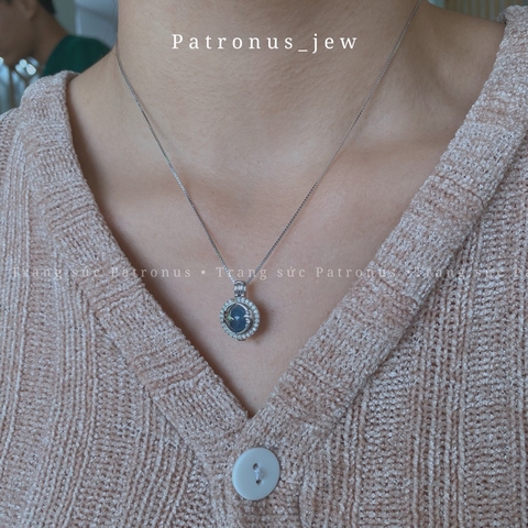 Dây Chuyền Lồng Đá Trăng Sao De Luna