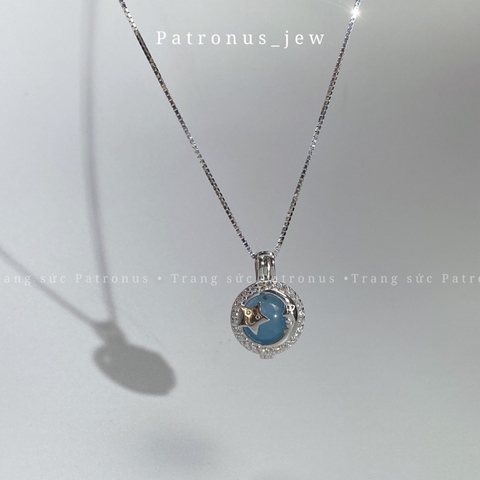 Dây Chuyền Lồng Đá Trăng Sao De Luna