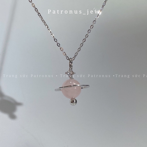 Dây Chuyền Lồng Đá Sao Thổ De Luna