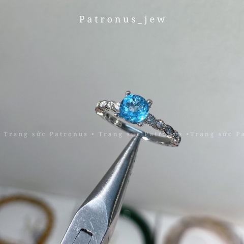 Nhẫn Jupiter Đá Thiên Nhiên De Luna