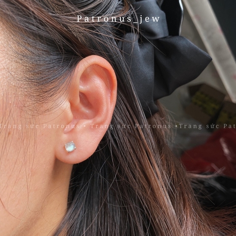 Bông Tai Rose Cut De Luna