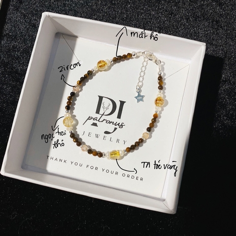 Vòng Tay Đá Nhí Thiên Nhiên Phối Ngẫu Nhiên De Luna