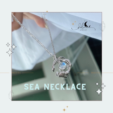 Dây Chuyền Moonstone Sea De Luna