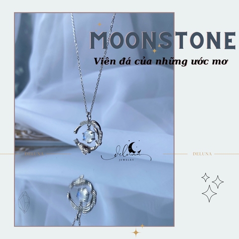 Dây Chuyền Moonstone Sea De Luna
