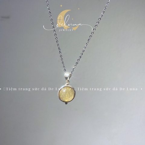 Dây Chuyền Aquamarine Simple DCS24A De Luna