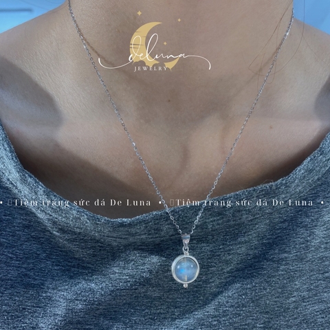 Dây Chuyền Aquamarine Simple DCS24A De Luna