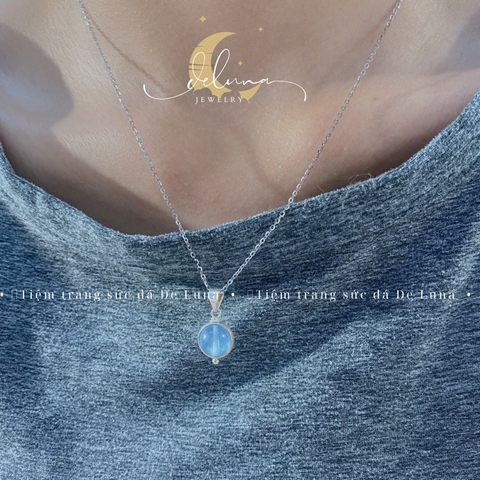Dây Chuyền Aquamarine Simple DCS24A De Luna