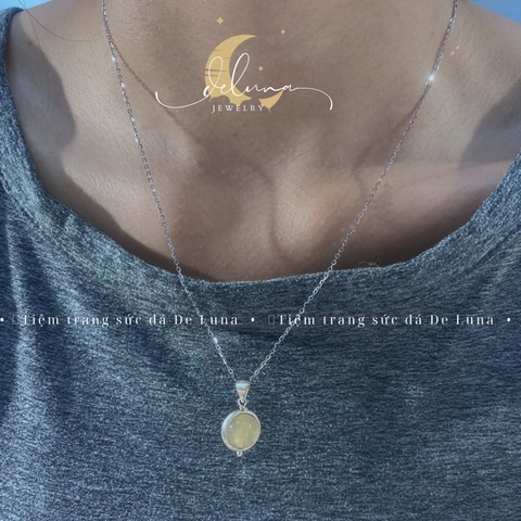 Dây Chuyền Aquamarine Simple DCS24A De Luna