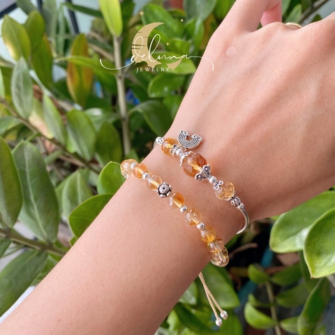 Vòng Tay Sáp Citrine Twice VTSCT24A De Luna Jewelry