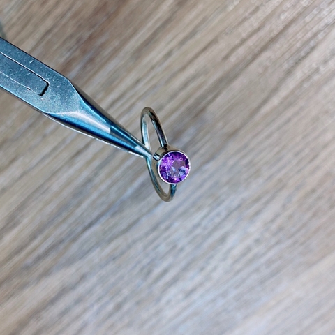 Nhẫn Midi Tròn Simple De Luna Jewelry