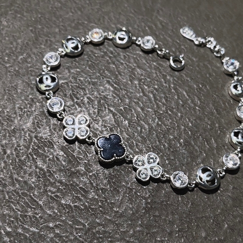 Lắc Tay Cỏ Bốn Lá Bạc 925 De Luna Jewelry