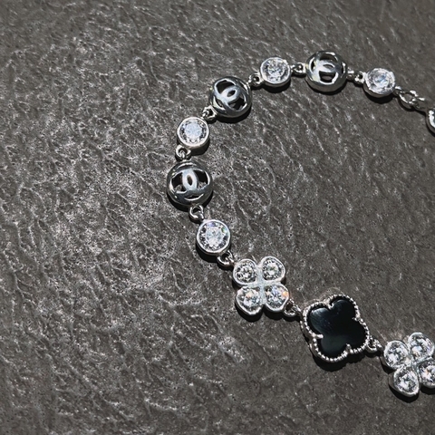 Lắc Tay Cỏ Bốn Lá Bạc 925 De Luna Jewelry