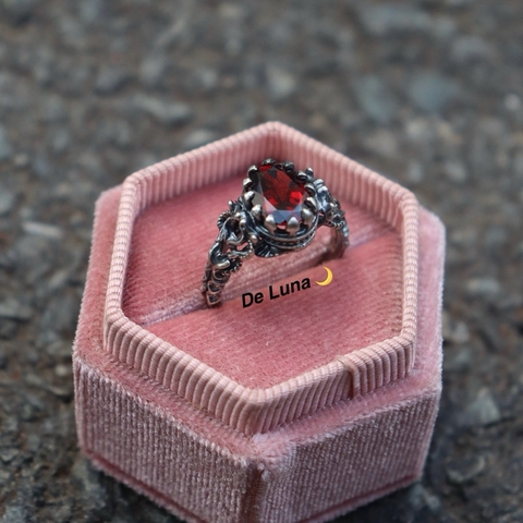 Nhẫn Cổ Điển Đá Thiên Nhiên De Luna Jewelry