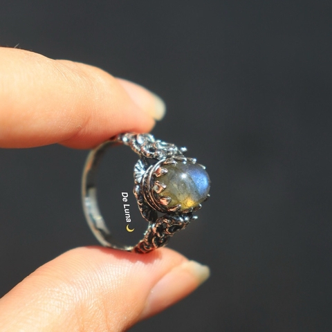 Nhẫn Cổ Điển Đá Thiên Nhiên De Luna Jewelry