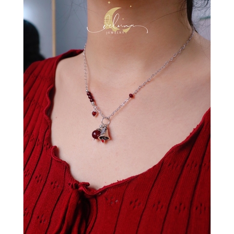 Dây Chuyền Jingle Bell Garnet Deluna Jewelry