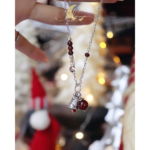 Dây Chuyền Jingle Bell Garnet Deluna Jewelry