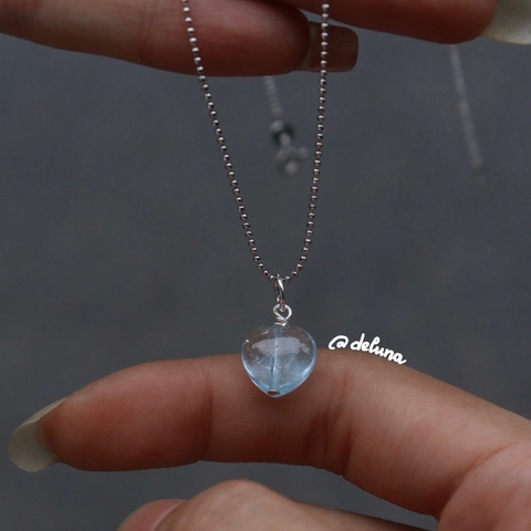 Dây Chuyền Tim Topaz DCTT24A De Luna