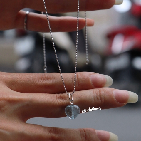 Dây Chuyền Tim Topaz DCTT24A De Luna