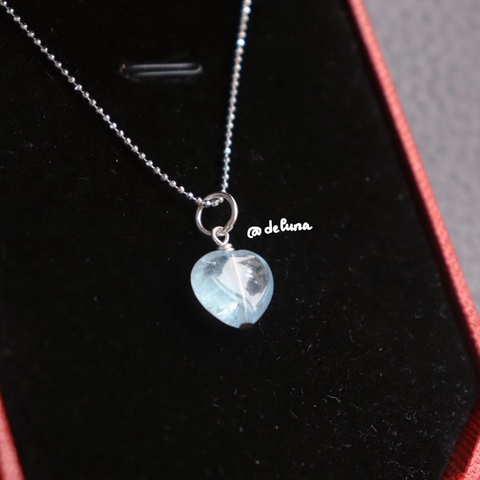 Dây Chuyền Tim Topaz DCTT24A De Luna