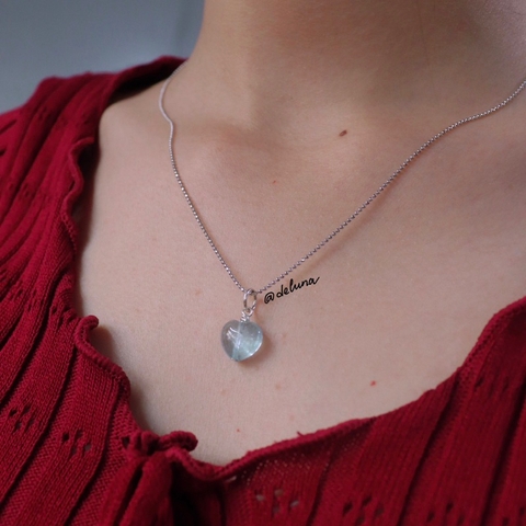 Dây Chuyền Tim Topaz DCTT24A De Luna