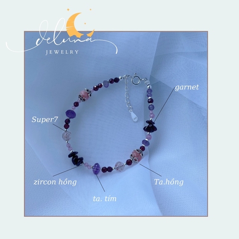 Vòng Tay Thắm Mệnh Hoả - Thổ De Luna