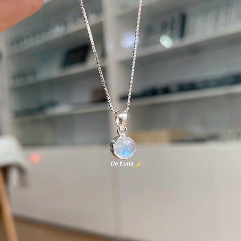Dây Chuyền Moonstone Tròn De Luna