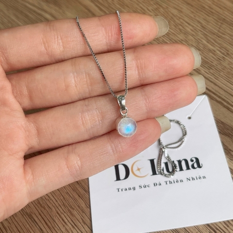 Dây Chuyền Moonstone Tròn De Luna