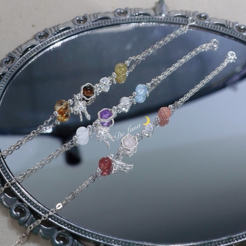 Lắc Tay Phối Combo Đá De Luna