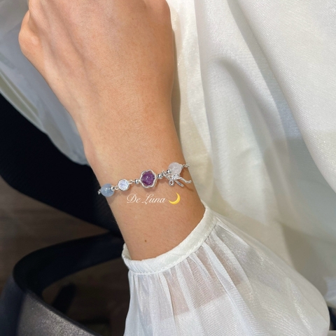 Lắc Tay Phối Combo Đá De Luna
