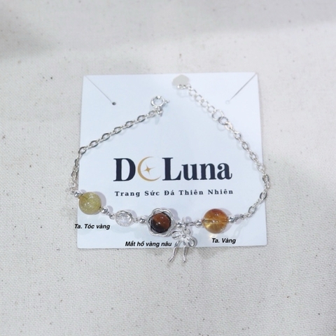 Lắc Tay Phối Combo Đá De Luna