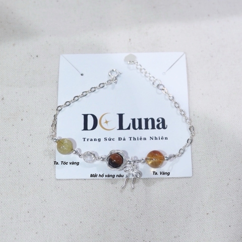 Lắc Tay Phối Combo Đá De Luna