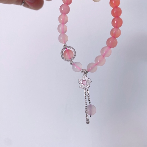 Vòng Ngọc Mã Não Nam Hồng De Luna