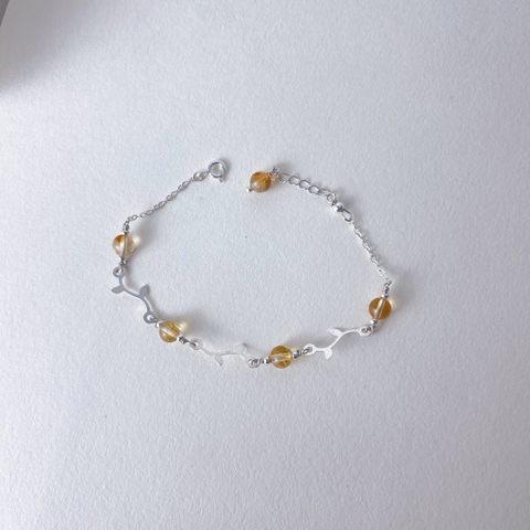 Lắc Tay Địa Đàng Đá Thiên Nhiên Mảnh Xinh De Luna