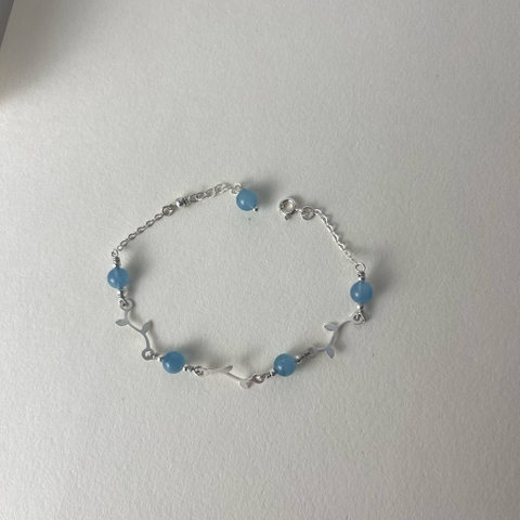 Lắc Tay Địa Đàng Đá Thiên Nhiên Mảnh Xinh De Luna